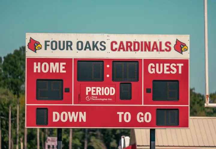 Four Oaks Cardinals team moment