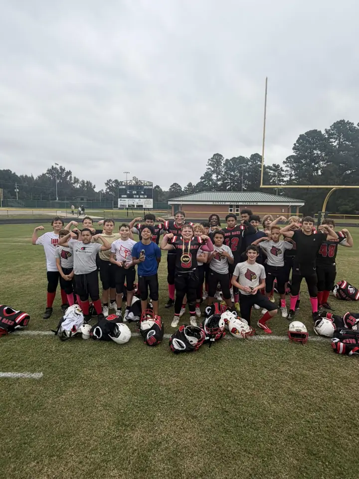 Four Oaks Cardinals team moment